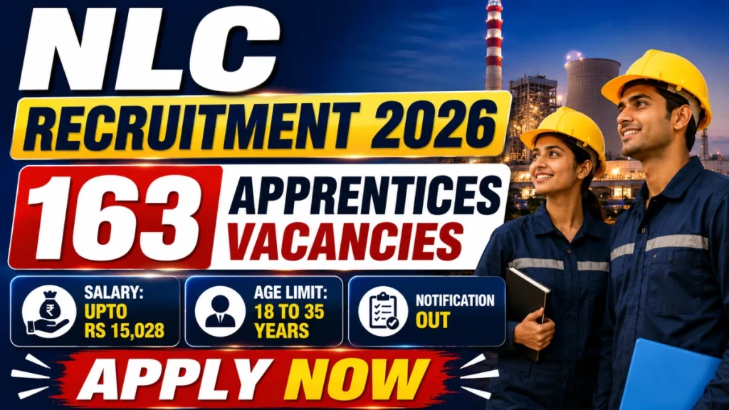 NLC Barsingsar Apprentices Recruitment 2026 - Apply Online for 163 ITI, Diploma & Graduate Apprentices Posts » Sarkari Officer NLC Barsingsar Apprentices Recruitment 2026 - Apply Online for 163 ITI, Diploma & Graduate Apprentices Posts
