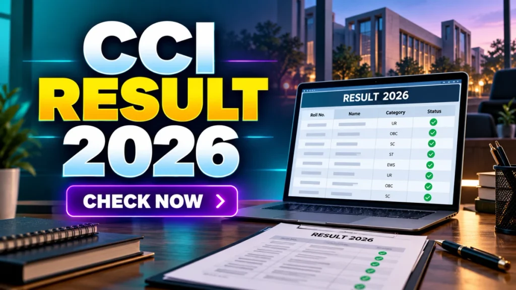 CCI Result 2026 - Expected Date, Merit List PDF, Score Card and Cut Off CCI Result 2026 - Expected Date, Merit List PDF, Score Card and Cut Off