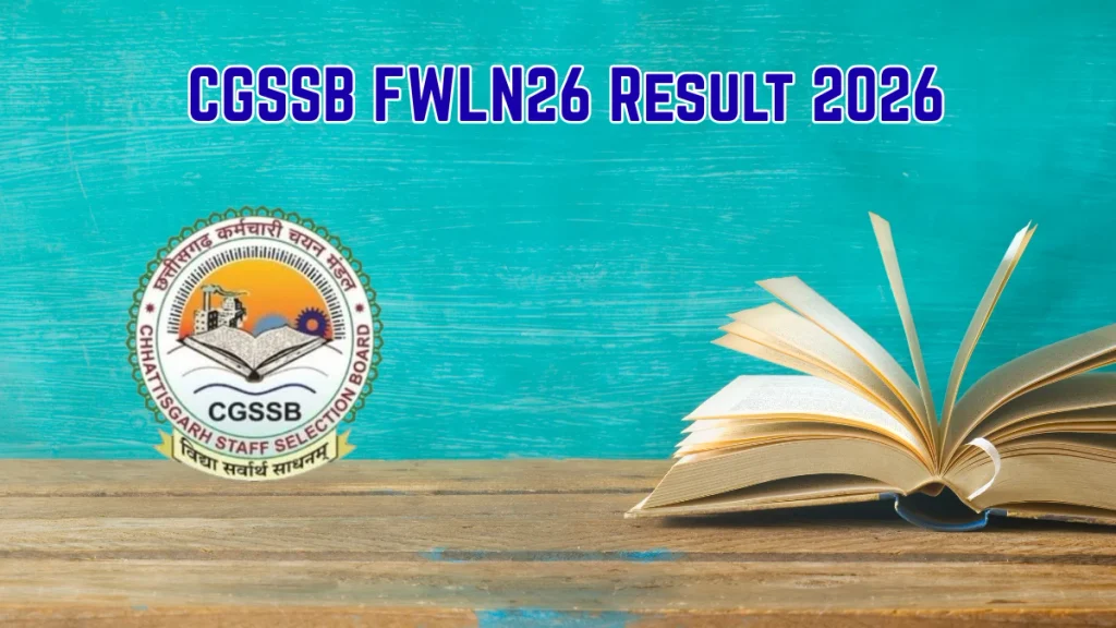 CGSSB FWLN26 Result 2026 Out - Check Sample Assistant and Lab Assistant Final Answer Key