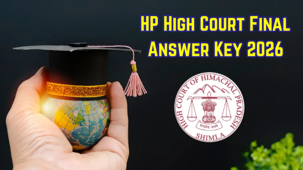 HP High Court Final Answer Key 2026 Out - Download Court Manager, Stenographer and Driver PDF HP High Court Final Answer Key 2026