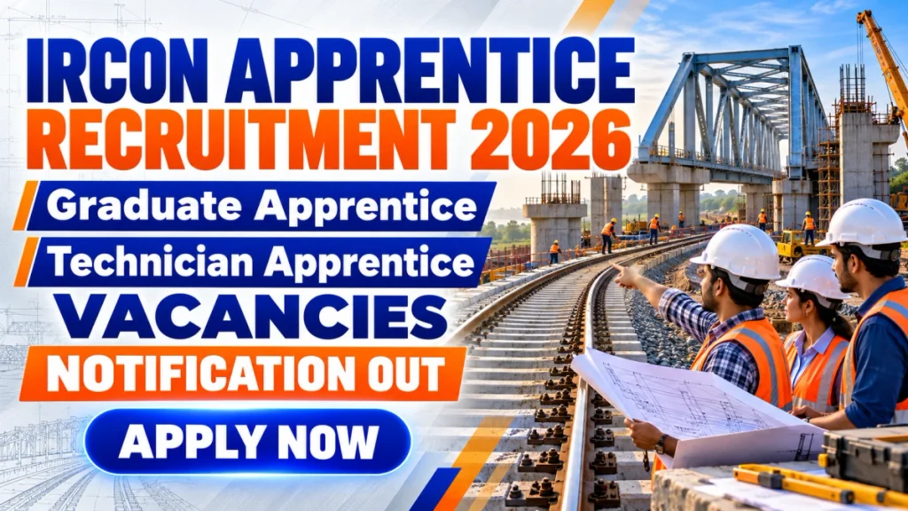 IRCON to recruit 54 Apprentices Posts IRCON to recruit 54 Apprentices Posts