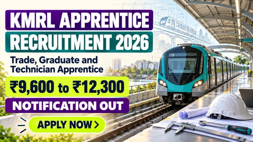 Kochi Metro to recruit 70 Apprentice Posts Kochi Metro to recruitment Apprentice 70 Posts